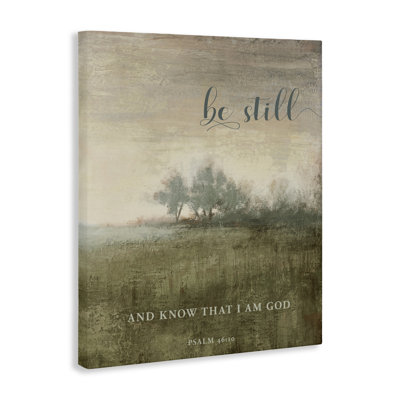 Be Still Psalm 46:10 Canvas, design by Michael Marcon