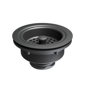 Basket Strainer, Matte Black