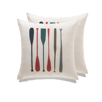 Housse de coussin d'extérieur seulement - ensemble de 2