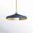 Delilah 18" W Dome Pendant-548569448