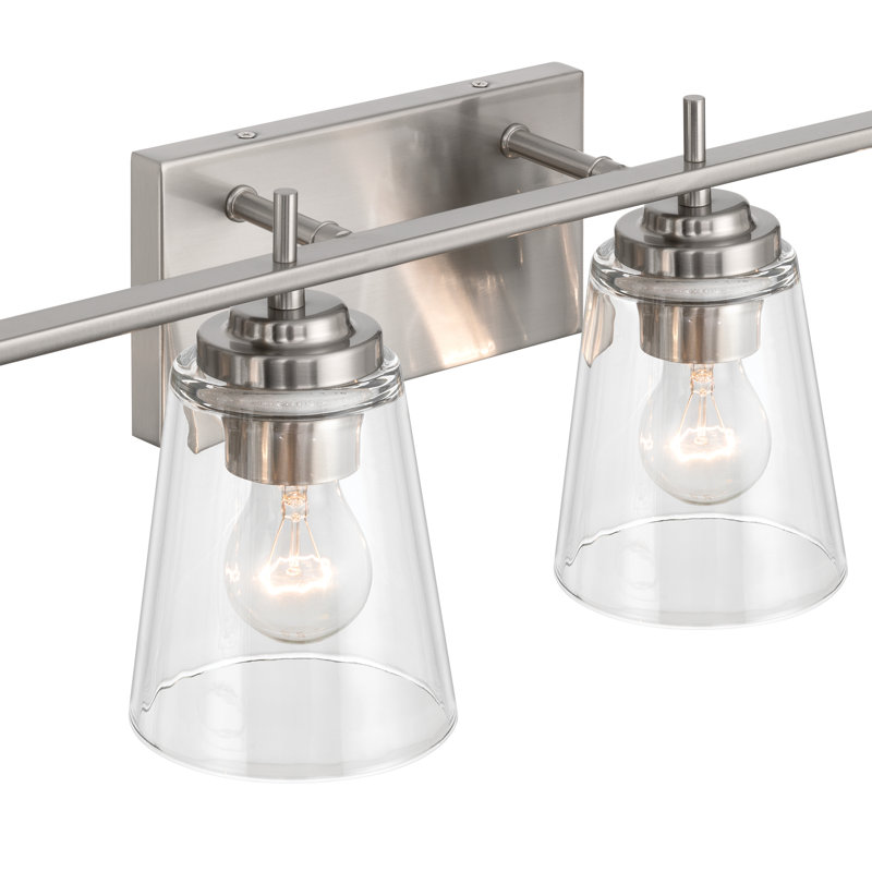 Éclairage pour meuble-lavabo à intensité variable 6 lumières Averi, Nickel