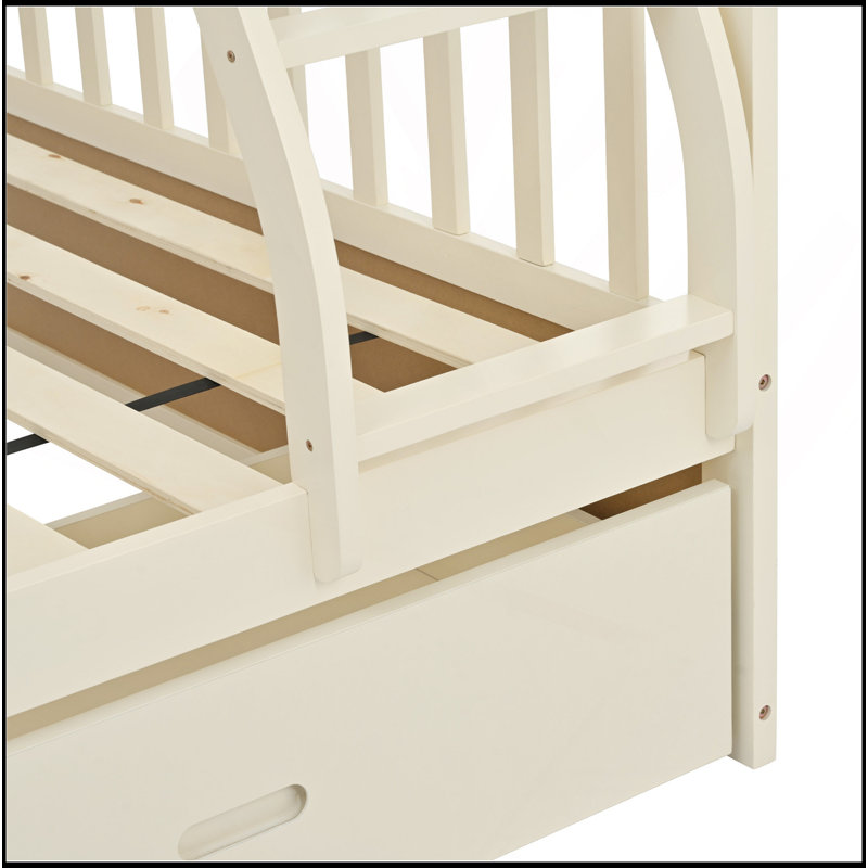 Structure de lit double tapissier pleine grandeur avec tête de lit capitonnée et support à lattes en bois massif, Lit double
