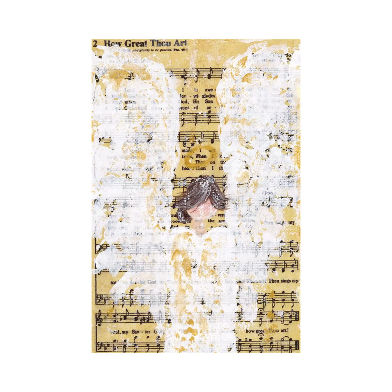 «How Great Thou Art» par Ashley Bradley, impression sur toile tendue, H 18 po x l 12 po x 1,5 po