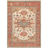 Oriental Area Rug in Ivory