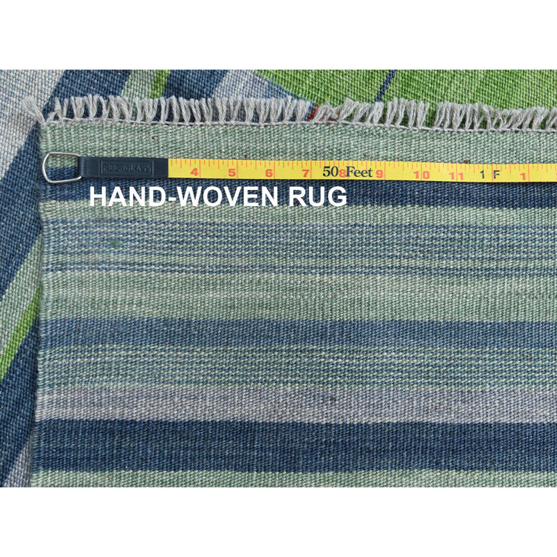 Tapis réversible en laine tissé à la main 8 pi 3 po x 10 pi 1 po kilim 5EC9CA53A24E4F16BA98F1CD1C059F7B