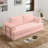 Corduroy Fold Out Couch Bed Futon Sleeper Mattress with Pillows-1121883417