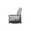 Chaise berçante pivotante cachée en polymère Leeward-98358846-98358832