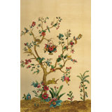 Archbold Floral Grass Cloth Wallpaper