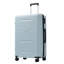 Ensemble de bagage 6 pièces, valise rigide avec double roulettes à poignée verrouillable, étui à cosmétiques 14 po, bagage 20/24/28 po avec sac de voyage et trousse de toilette