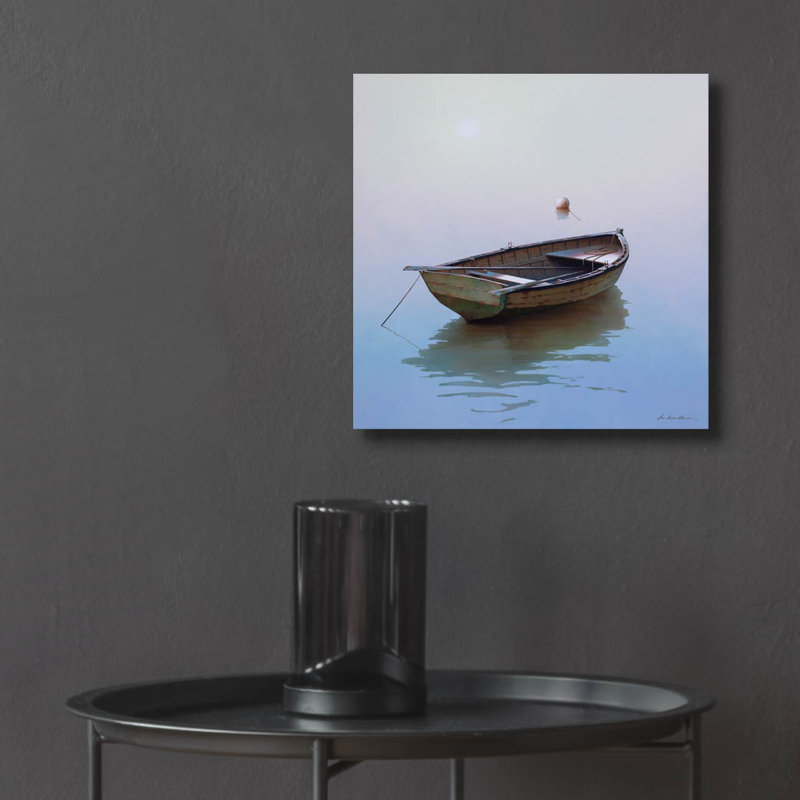 "Bateau 6" par Zhen-Huan Lu, H 12 po x l 12 po x P 0,13 po