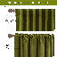 Rideaux en velours vert mousse, rideaux en velours obscurcissant pour salon / chambre à coucher, panneaux de fenêtre à passe-tringle de 84 po de long, 52 po de large, 2 panneaux.-1023428267-1023428266