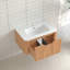 Meuble-lavabo mural flottant pré-assemblé avec lavabo-292224333