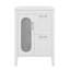 Meuble-lavabo avec tablette réglable et 2 tiroirs-1825136215
