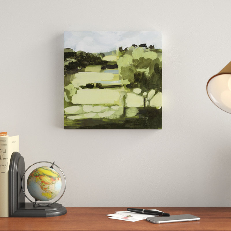 Verdant Daze I by Victoria Borges - Wrapped Canvas Painting, 30cm H x 30cm W  