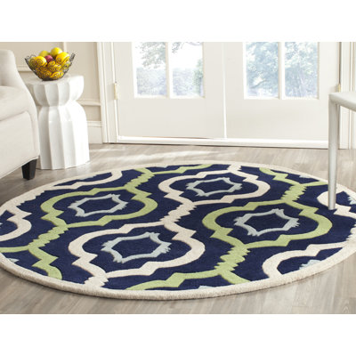 Carolene Hand Tufted Wool Geometric Rug