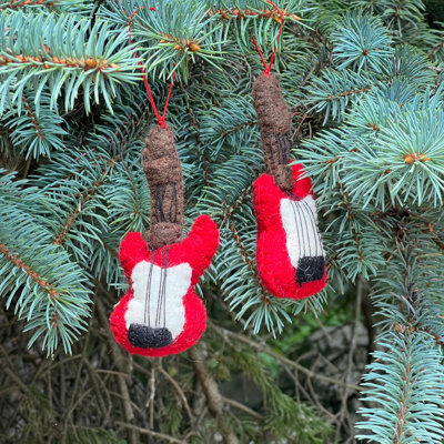 Figurine suspendue guitare, ensemble de 2