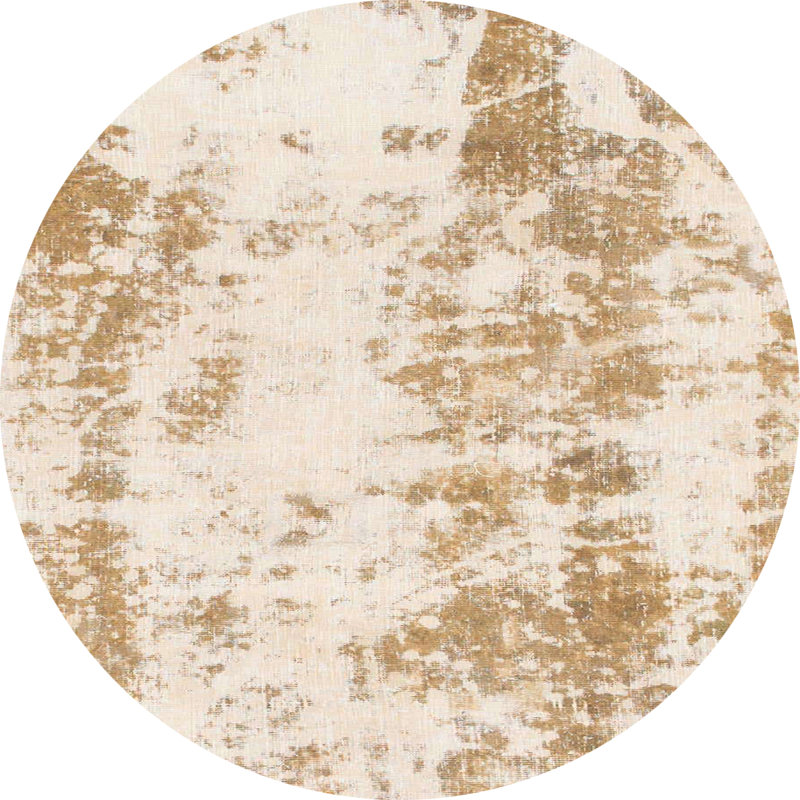 Abstract Indoor Rug, Round 8'