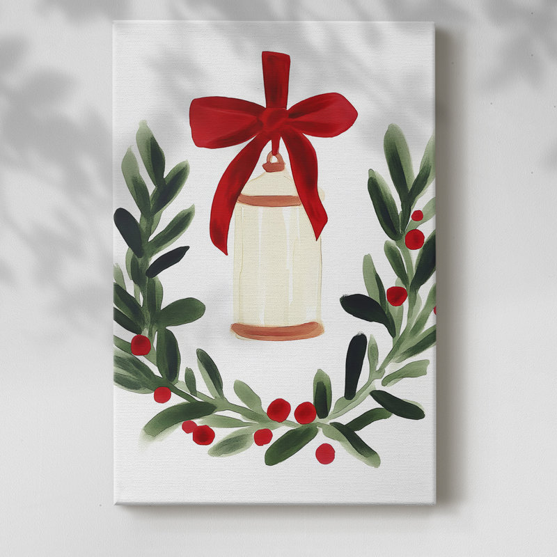 Art des Fêtes de Noël - Toile tendue avec châssis CMII, H 48 po x l 32 po