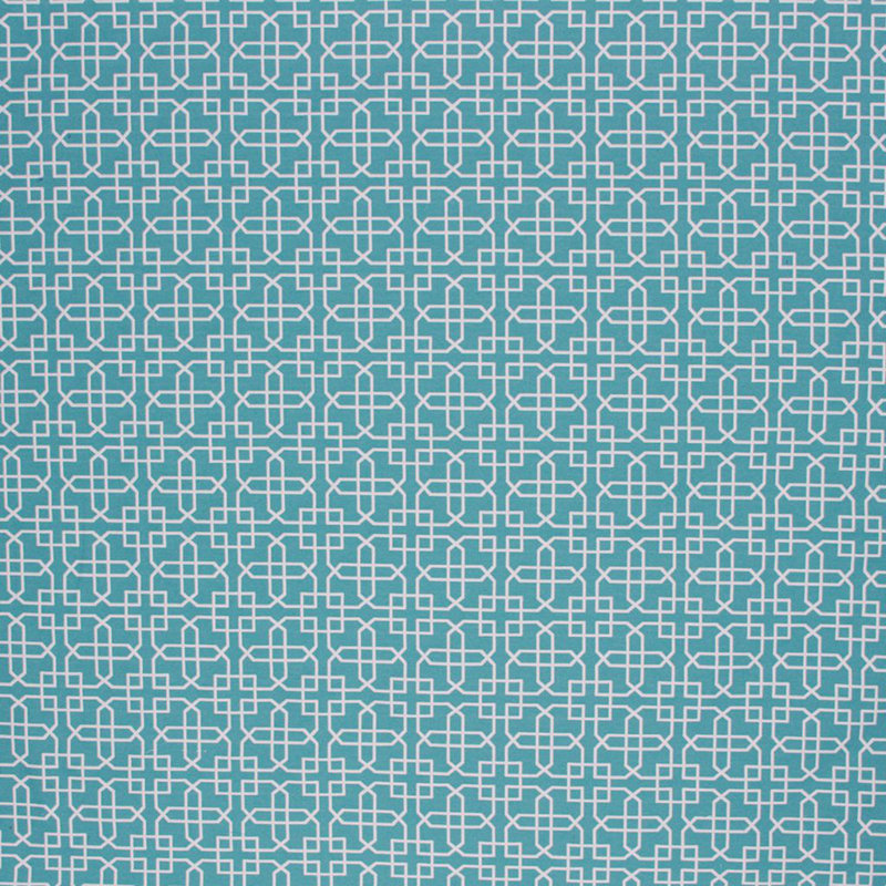 Suite Hunan Trellis Fabric, Capri Blue  