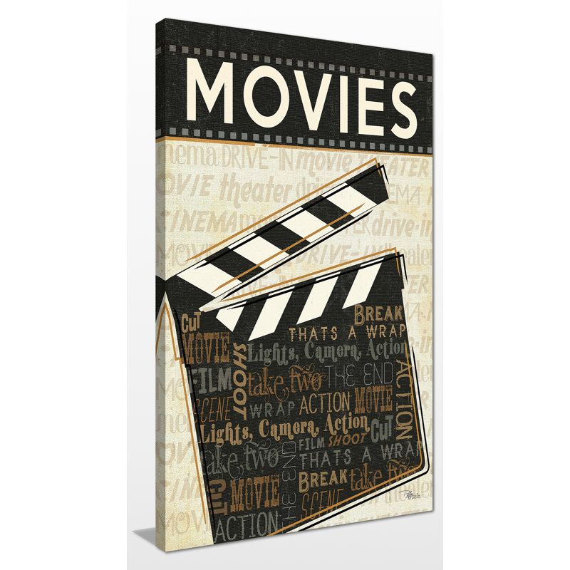 Film-reproduction sur toile tendue, H 30 po x l 18 po