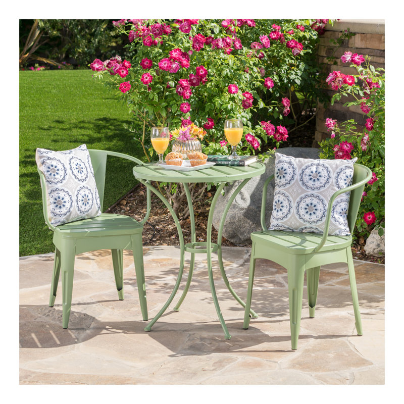 colmar 3 pc kd metal set, Green