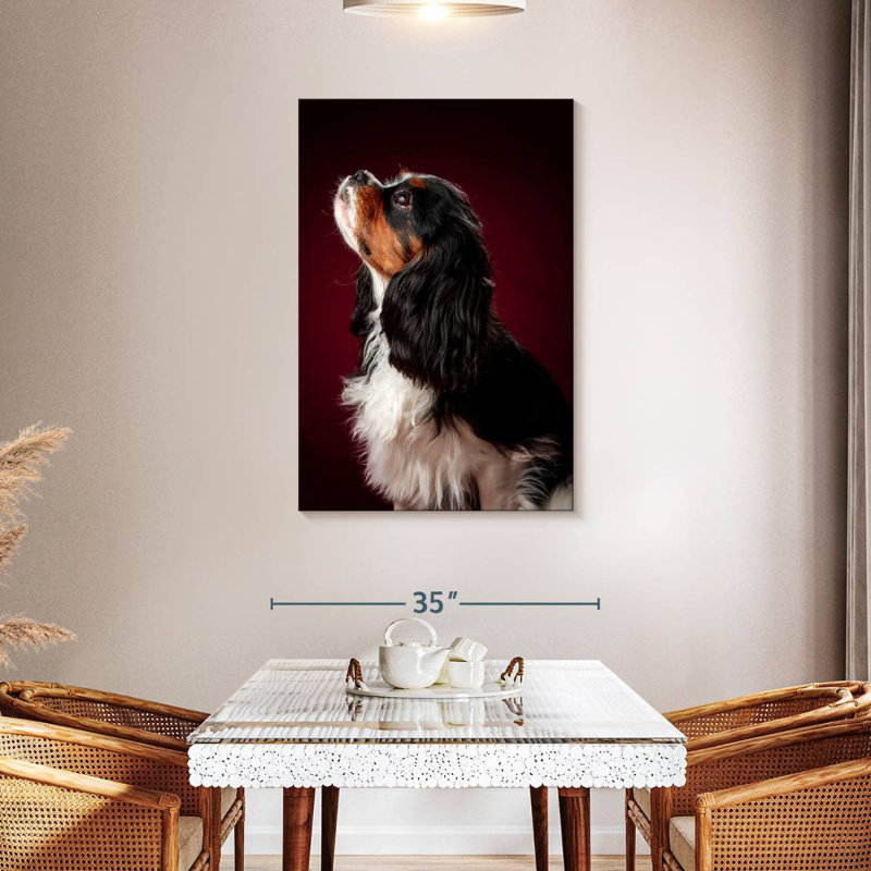 Brampt Begging Spaniel Puppy, 45" H x 30" W