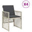 Outdoor Patio Dining Armchair with Cushion-745258289-745258295