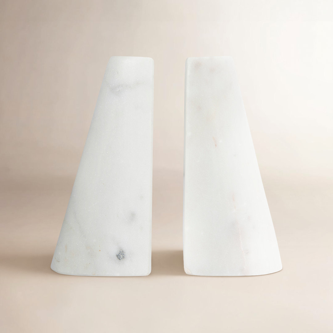 Longmeadow Marble Bookends (Set of 2) Joss & Main