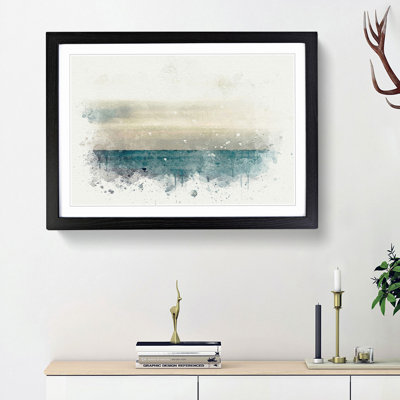 Horizon Rush in Abstract - Picture Frame Graphic Art Print