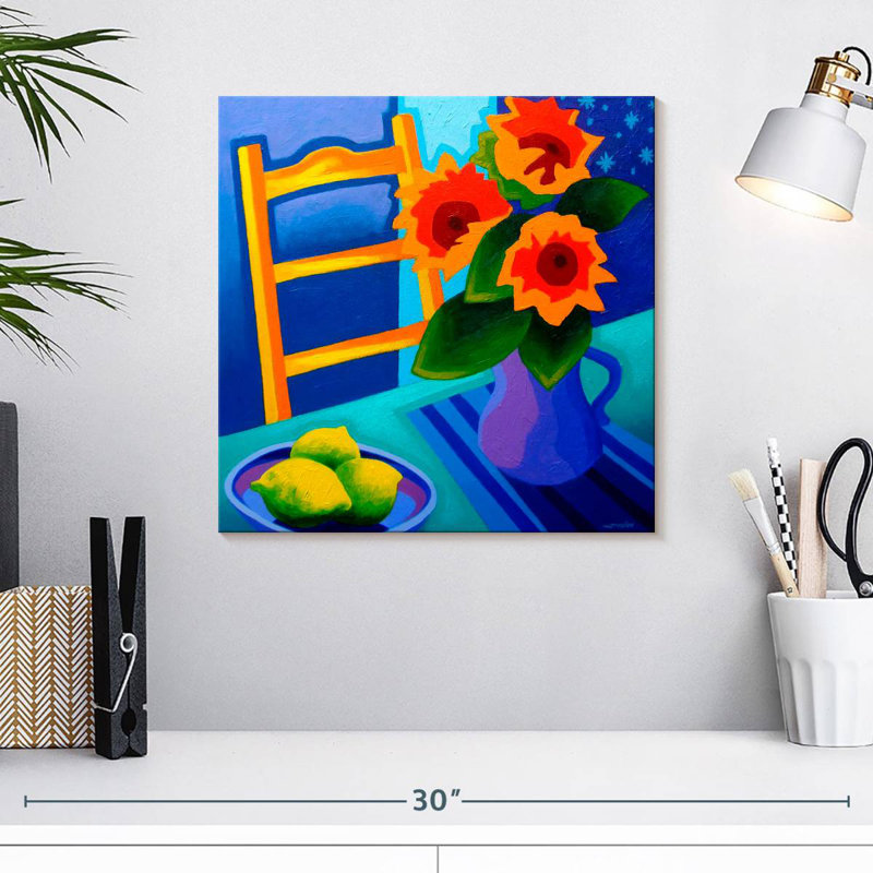 Harnek Vibrant Starry Night, 16" H x 16" W