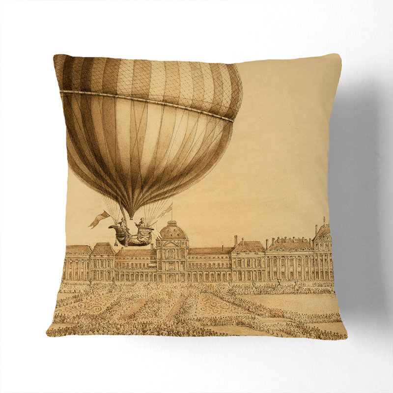 Square Throw Cushion, 40cm H x 40cm W x 15cm D