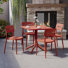 4 Person Outdoor Square Dining Set