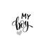 «My Boy», reproduction d'art textuel-52841297-52841296-52841302