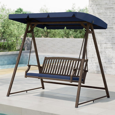 Olilawn Outdoor 2-seat Patio Swing Chair with canopy is suitable for outdoor spaces -  32-60311-048