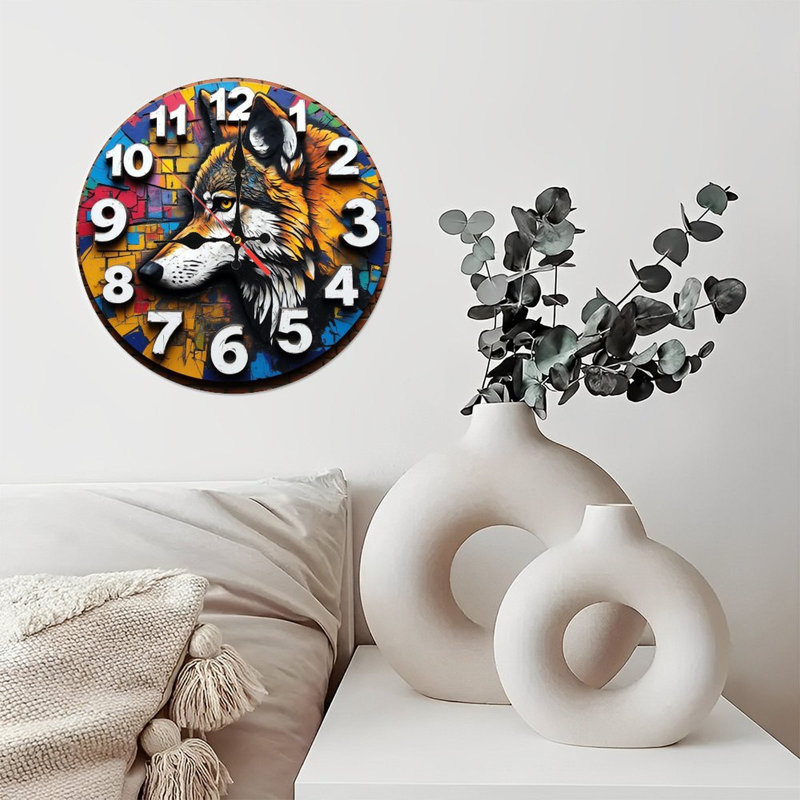 Horloge loup