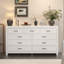 Commode à neuf tiroirs de style rustique-655417052