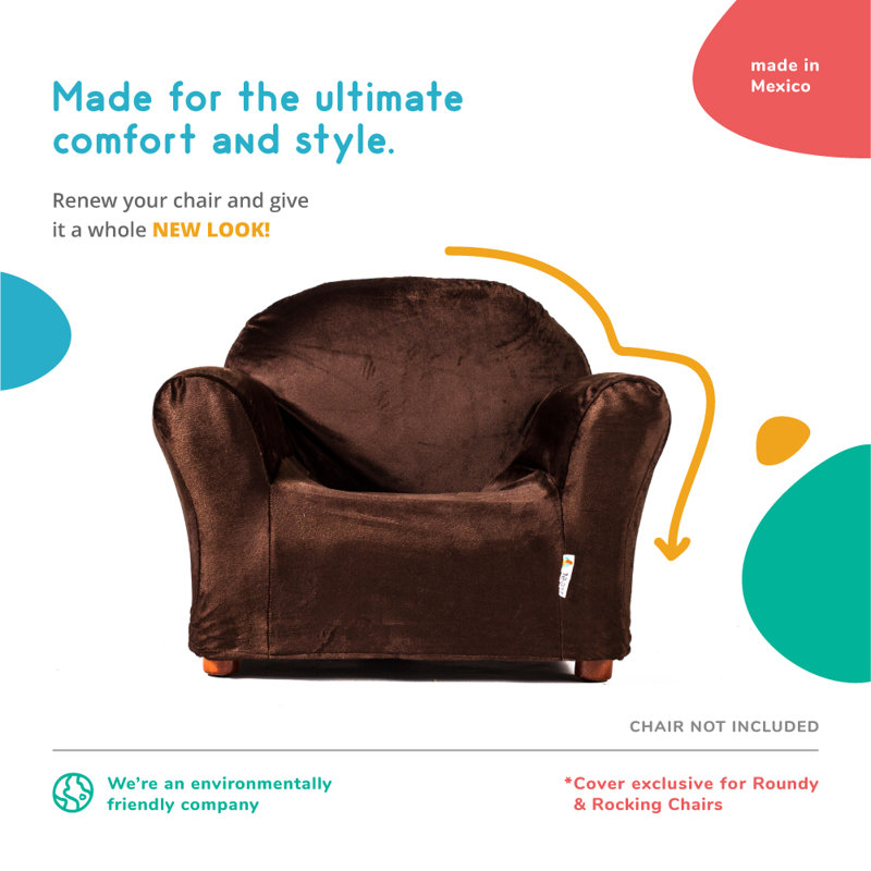 Housse pour chaise de club March Kids, Brun