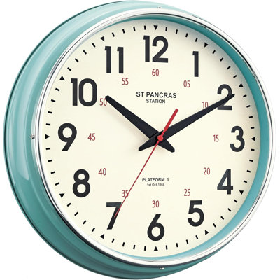 Horloge murale rétro 12,4 po