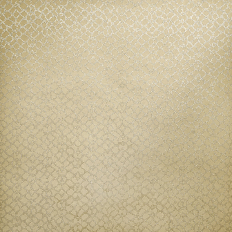 Slow Living Metallic Geometric Motif Wallpaper Roll, Ochre Gold