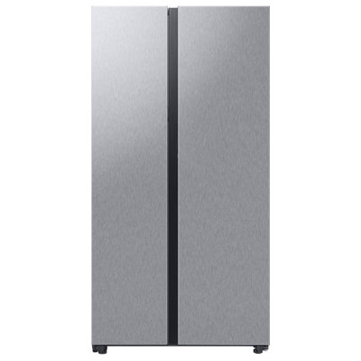 Samsung Bespoke Side-by-Side 28 cu. ft. Refrigerator with Beverage Center in Fingerprint Resistant Stainless Steel