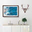 Aerial View of a Blue Ocean in Australia - Picture Frame Graphic Art Print on MDF-55682967-55682964