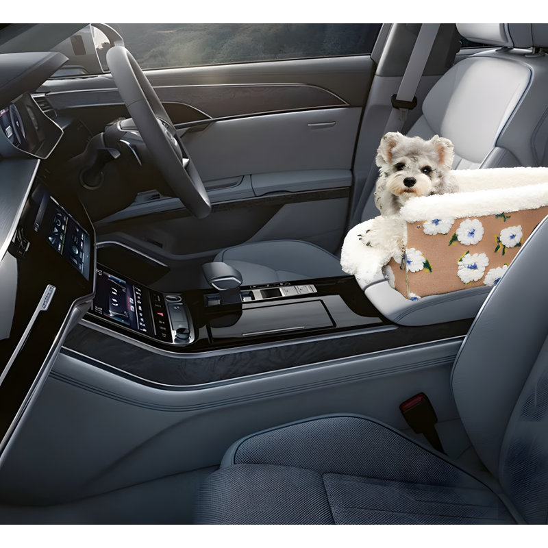 Siège d'auto en polyester Puppy, L 10,60 po x P 20,40 po x H 10,60 po
