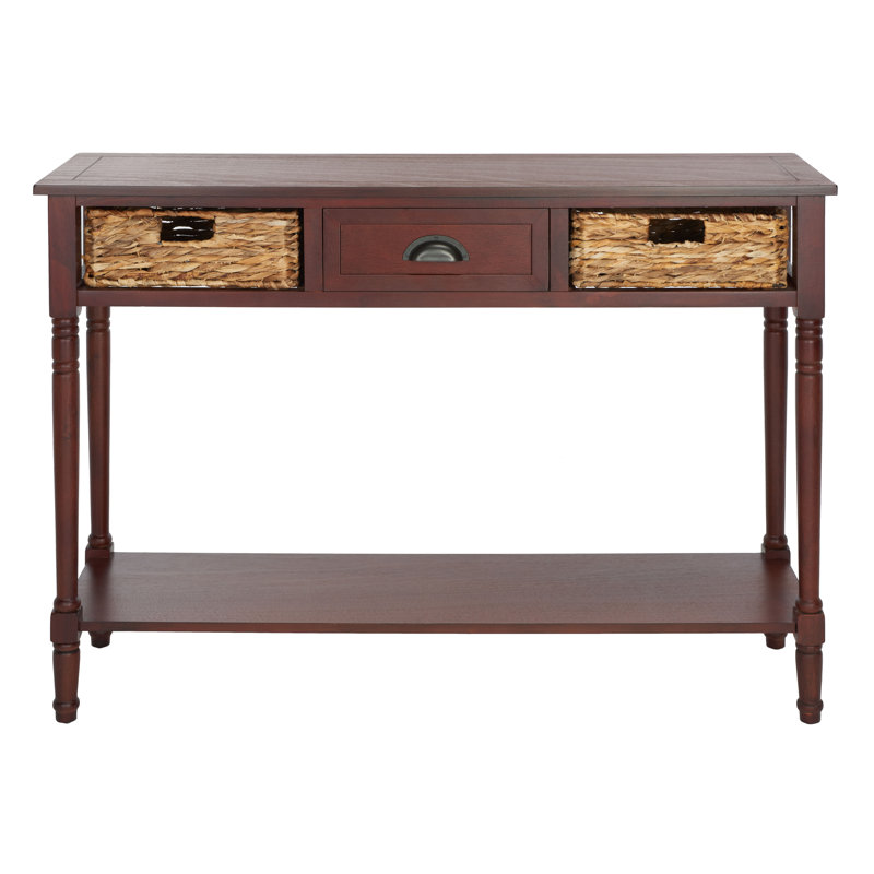 Painswick 113.03Cm Console Table, Dark Cherry