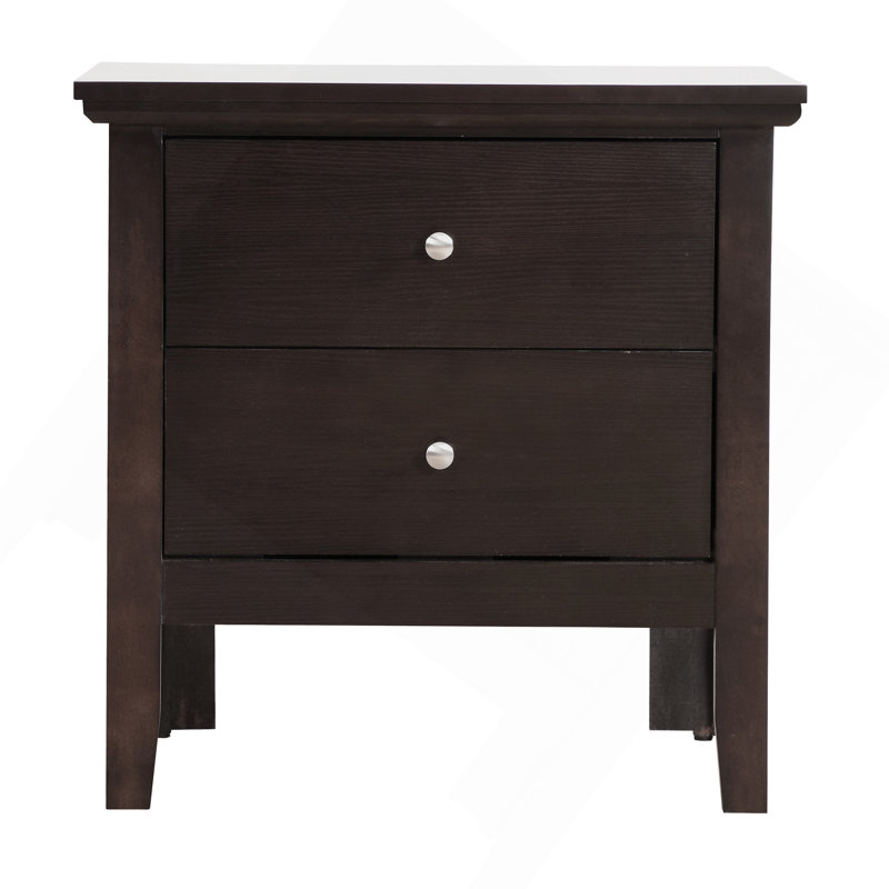 Table de chevet chic avec tiroirs de rangement