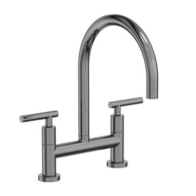 East Linear Kitchen Bridge Faucet