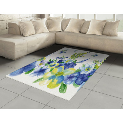 Lilburn Floral Hand Woven Area Rug