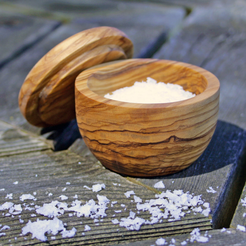 Swissmar Napoli Olive Wood Salt Keeper
