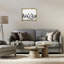 Palmiers paradis dans un cadre flottant monochrome, design par Sissi et Seb-1270883085-1270883086
