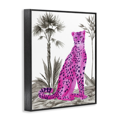 «Neon Leopard Prowl», estampe numérique de Melissa Wang