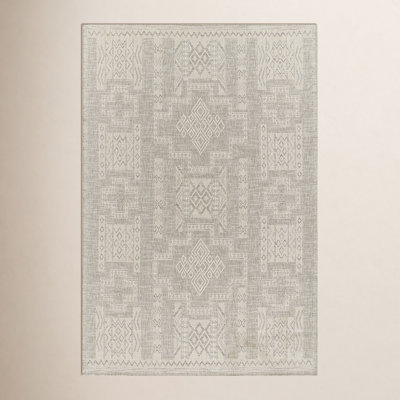 Pavia Gray Moroccan Outdoor Rug